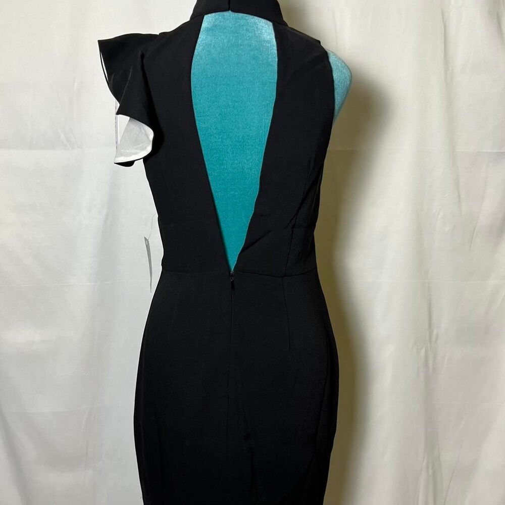 NWT Adelyn Rae Asymmetrical Ruffle LBD - Picture 3 of 7